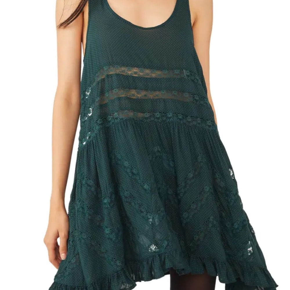 Free people intimately lace detail top, small.